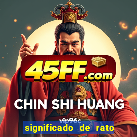 significado de rato na umbanda